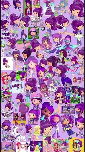 Plum pudding from Strawberry Shortcake Collage💜