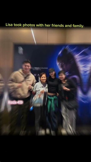 Lisa went to see the movie "Always Lailisa" with her family and friends in Bangkok 🥰 #blackpink