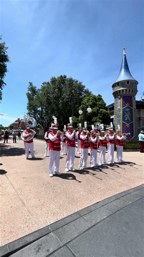 Main Street Philharmonic performance at the magic kingdom #mainstreetphilharmonic #magickingdom