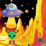 Alien Rescue Escape - World Escape Games