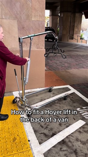 Cómo desmontar un elevador Hoyer para transporte