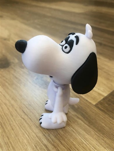 Snoopy Flexi STL File - 3D Print - Etsy