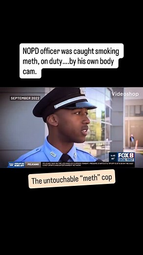 8.7K views · 591 reactions | New Orleans, LA嵐 #police #crime #cops #policeofficer #news #lawenforcement #crimenews #crimeprevention #neworleans •NOPD officer was caught smoking meth, on duty….by his own body cam. •He tested positive for meth. •He admitted being an “addict”. •He was eventually reinstated & is back on the job. *We all know a lot of cops who lost their careers for far less. | Police.Law.News | Facebook