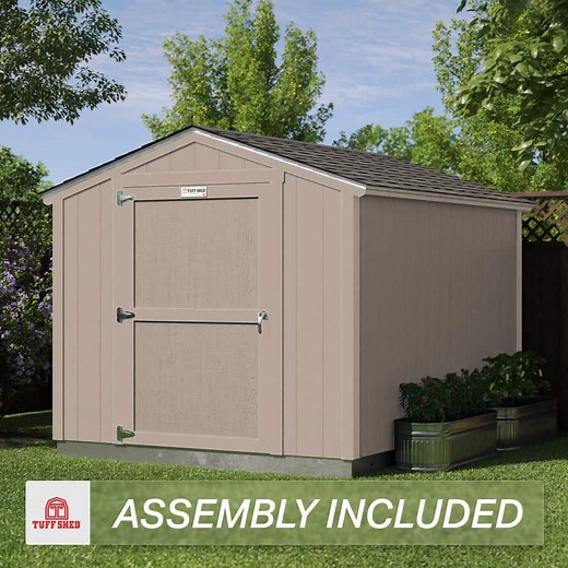 Reviews for Tuff Shed Professionally Installed Tahoe Series Sierra 8 ft. x 10 ft. Primed Wood Storage Shed 6 ft. High Sidewall (80 sq. ft.) | Pg 1 - The Home Depot