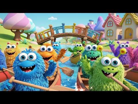 Six Little Toy Canoes Paddle Paddle Paddle | Water Play & Adventure Kids Song