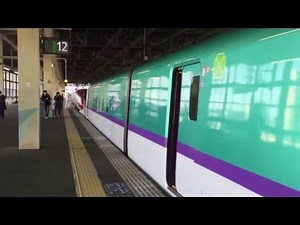 仙台発 北海道新幹線 1番列車 はやぶさ95号 新函館北斗行 北上駅 到着～発車まで