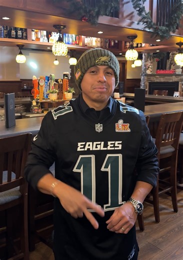 You heard Leo, come on over the tavern to enjoy the Eagles game this Saturday evening! 🦅💚 | Spring House Tavern