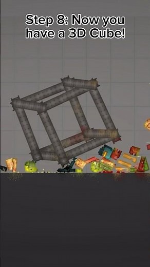 Melon Playground || How To Make A 3D Cube In Melon Playground
