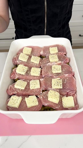 One Pan Pork Chop and Green Bean Casserole Recipe