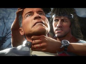 MK11 Rambo Vs Terminator Gameplay Mortal Kombat 11 4K 60FPS