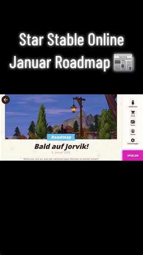 Aus der Jorvik Gazette für Januar: 1. Süße Connemara-Ponys! 2. Erdrutsch in den Bergen! 3. Neuer Trailblazer des Marchenghast! 4. Ein Erlebnis, das verbindet! All das erwartet uns jetzt im Januar 2026 in Star Stable! Viel Spaß! #starstable #sso #starstableonline #ssoroadmap #ssonews