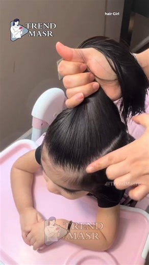 شكل الضفيره مختلفه 😚🥹 #تعليم_الامهات