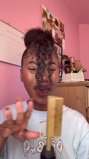 Hot Comb for Straightening Natural Hair