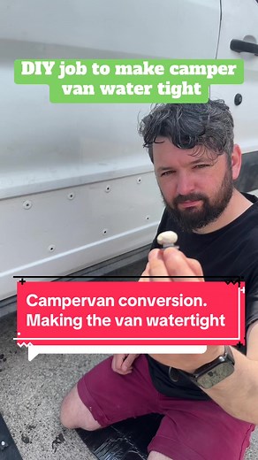 DIY Campervan Waterproofing: Sealing Trims with Plumbers Mate