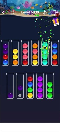 Color sort / Ball sort level 6039