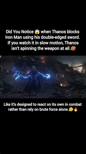 Avengers: Endgame – Thanos’ Sword Detail You Definitely Missed #marvel