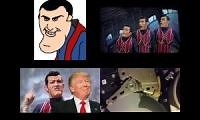Mix of 4 videos from youtube : WE ARE NUMBER ONE BUT ITS A MASHUP