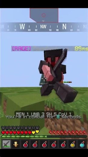 Can you beat a player in Minecraft nethpot with crits chains as good as these?