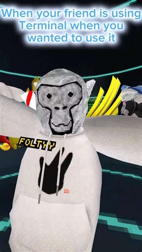 When your friend uses the virtual stump terminal when you wanted to: #gorillatag