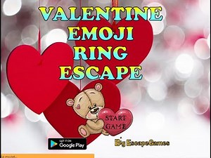 valentine emoji ring escape video walkthrough