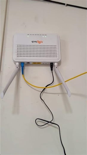 BSNL fiber installation || Syrotech single band router