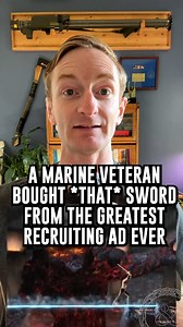 467K views · 23K reactions | Marine veteran Jackson Dodd recently bought the iconic sword from the original blacksmith who forged it for the legendary “Rite of Passage” recruiting commercial. | Task & Purpose | Facebook