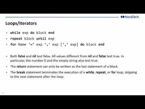 EXPERT MODE: Lua Programming Lenguage | NovaTech Automation