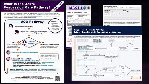 Acute Concussion Care Pathway Overview