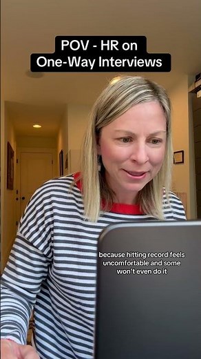 POV - HR on One-Way Interviews #humanresources #jobsearch #interview