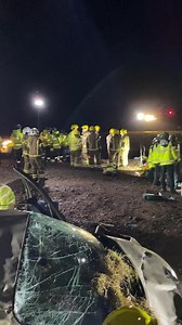 Don't panic, it's just a training exercise! 🚨 Emergency services took part in a dramatic training exercise earlier this week simulating 2 cars colliding and going over a cliff in the dark. Read more on this at https://www.islandecho.co.uk/islands-emergency-services-take-part-in-dramatic-car-over-cliff-exercise/. | Island Echo