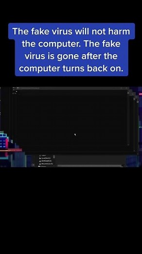 How to make a fake computer virus to prank your friends #computer #memes #meme #science #cap #facts