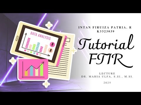 TUTORIAL ON PLOTTING DATA USING FTIR