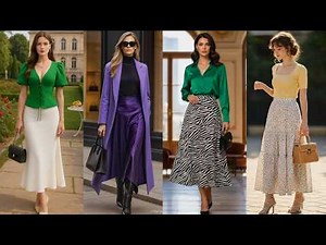 Trendy New Summer Long SKIRTS Outfit ideas For 2026