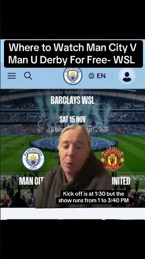 Man City V Man U at Etihad in WSL live on bbc1 this weekend #womensfootball #wsl #manchesterunited