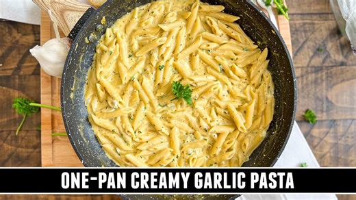 The Healthiest Creamy Garlic Pasta: Easy One-Pan 20-Minute Recipe