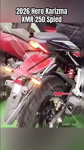 2026 Hero Karizma XMR 250 Spied