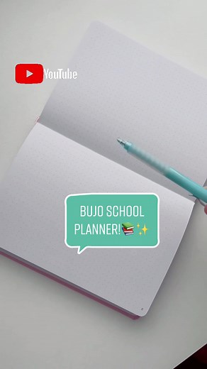 New YouTube video creating a school planner bullet journal - linked in my bio! #LetsGetBackOnTrack#megnotes#bujotok#backtoschool#schoolplanner#school