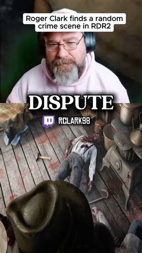 Roger Clark finds a random crime scene in RDR2
