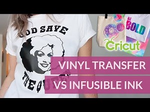 Cricut Infusible Ink Review - Infusible Ink VS Vinyl Transfer