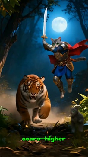 EPIC WARIORS CAT #shorts #catwarrior #epiccat #fantasyshorts #aishorts