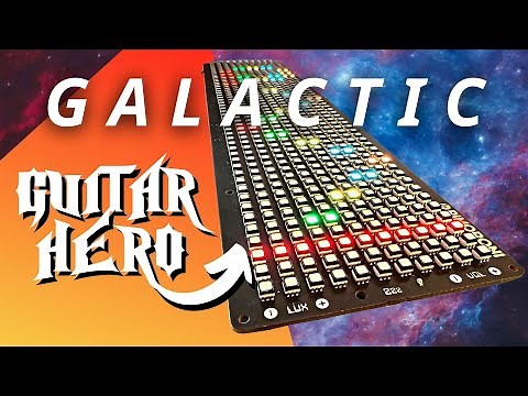Make your own Galactic Guitar Hero game - using a Pimoroni Galactic Unicorn