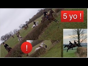 GoPro Headcam Horse Trail Riding - a Good Run with Lots of Hedge Jumping | Equestrian