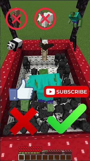 Which Minecraft Mob Can Survive a Wither Skeleton Pit? 🤯