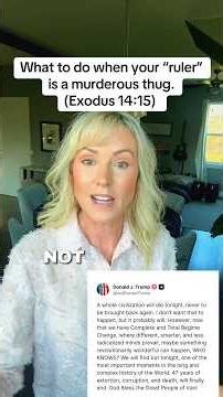 Trump Threatens Genocide | What To Do When There is A Murderous Thug in the White House (Ex. 14:15)