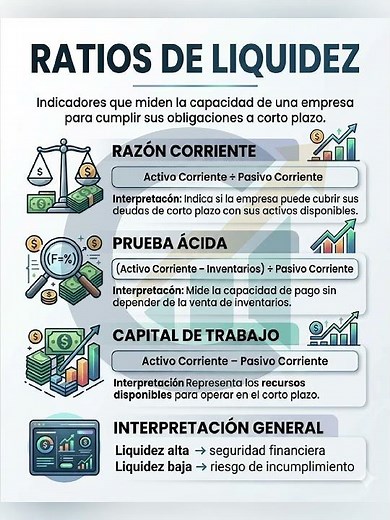 Ratios de liquidez: indicadores clave para evaluar la capacidad de pago de una empresa