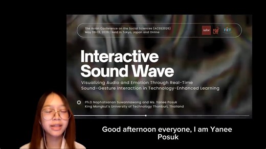 Interactive Sound Wave: Visualizing Audio and Emotion Through Real-Time Sound–Gesture Interaction in Technology-Enhanced Learnin