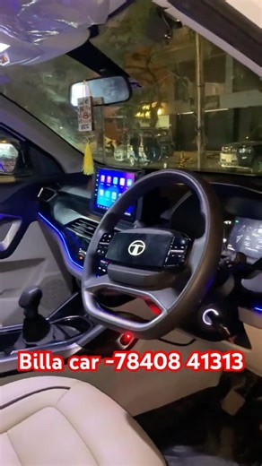 Tata safari upgrade to base model to top model with android system//led/ambient #carmods #tatasafari