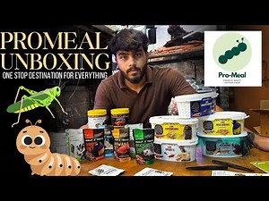 Unboxing PROMEAL fish food! Premium Insect Protein Feeds