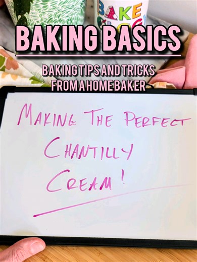 CHANTILLY CREAM Today's lesson is all about making the perfect (and stable!) Chantilly Cream. When it's made with thickened cream alone, Chantilly cream as a tendency to deflate a few hours after you've worked hard to whip it to the perfect peaks. My recipe uses equal-parts thickened cream and mascarpone, which creates a lush and incredibly stable Chantilly cream that holds its shape for days. The other key to making the perfect Chantilly is to make sure your ingredients are fridge-cold, so whip
