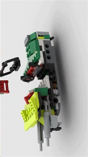 Lego 31123 Jeep Willys rotate 3D #lego #retrocube #Jeep Willys #31123 #legobuilding #creator